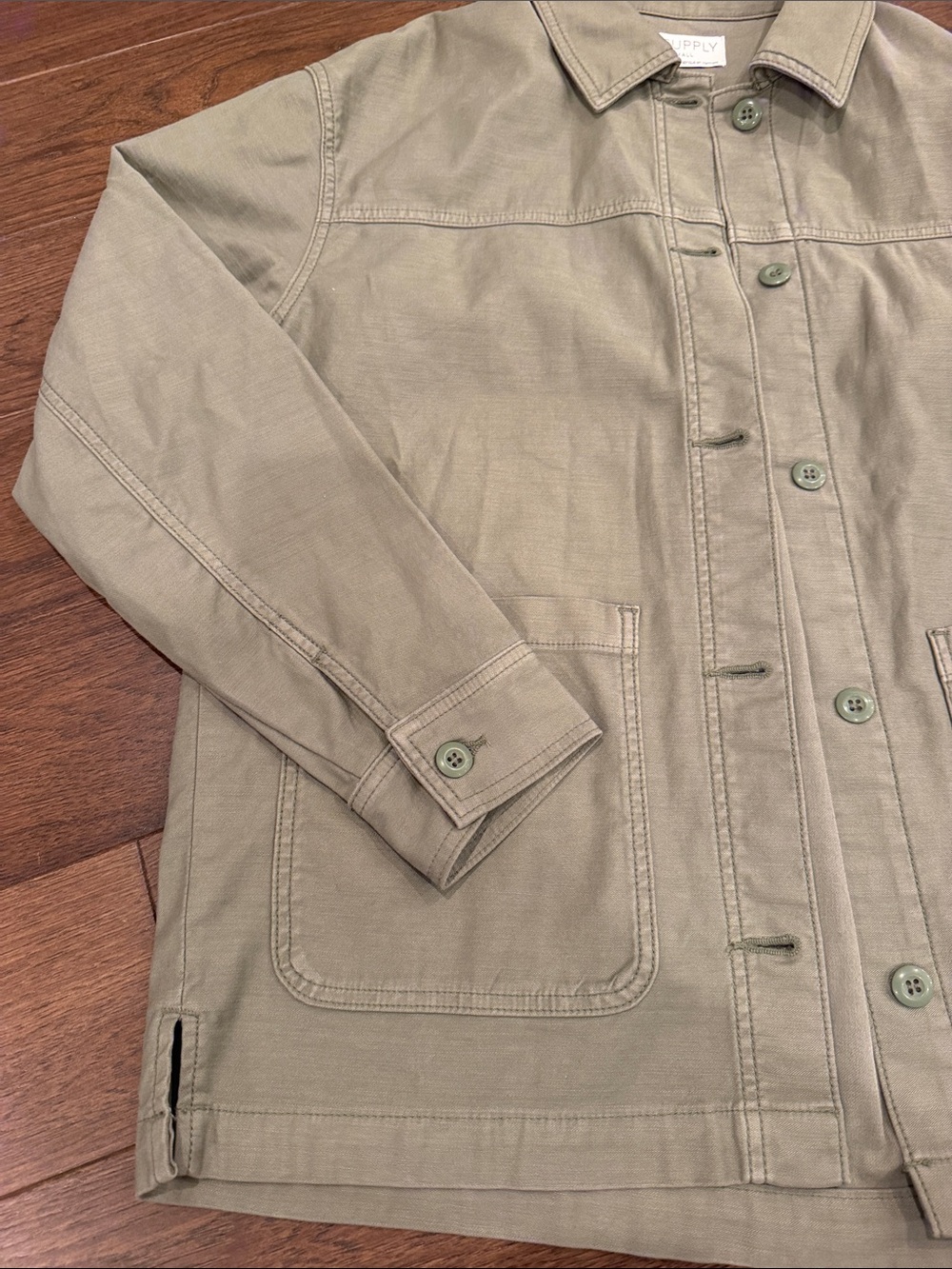 Z Supply Olive Green Utility Jacket - Picture 4 of 7